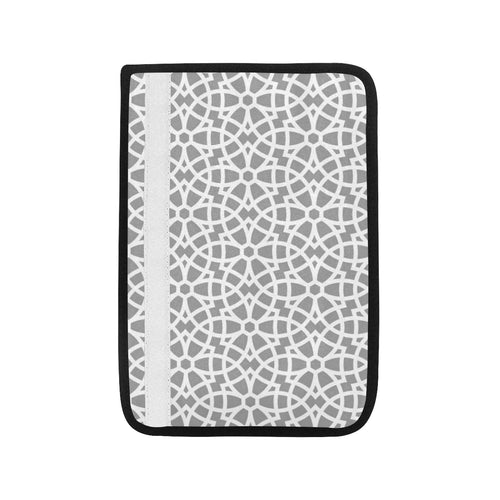 arabic gray pattern Car Seat Belt Cover