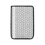 arabic gray pattern Car Seat Belt Cover