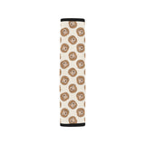 Lion Pattern Print Design 01 Car Seat Belt Cover