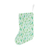 Green Peas Pattern Print Design 01 Christmas Stocking