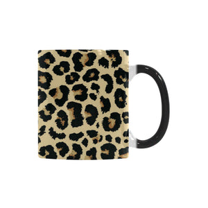 Leopard print design pattern Morphing Mug Heat Changing Mug