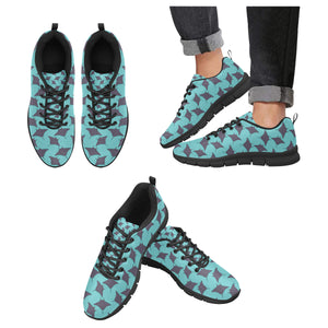 Stingray Pattern Print Design 02 Men's Breathable Sneakers ( Model 055)