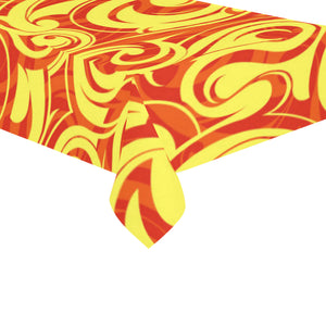 Fire flame design pattern Tablecloth