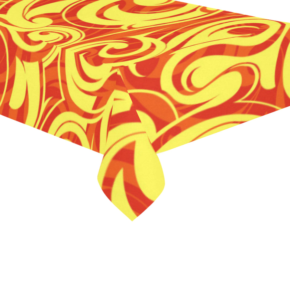 Fire flame design pattern Tablecloth
