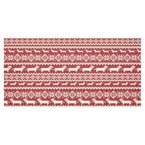 Dachshund Nordic pattern Tablecloth
