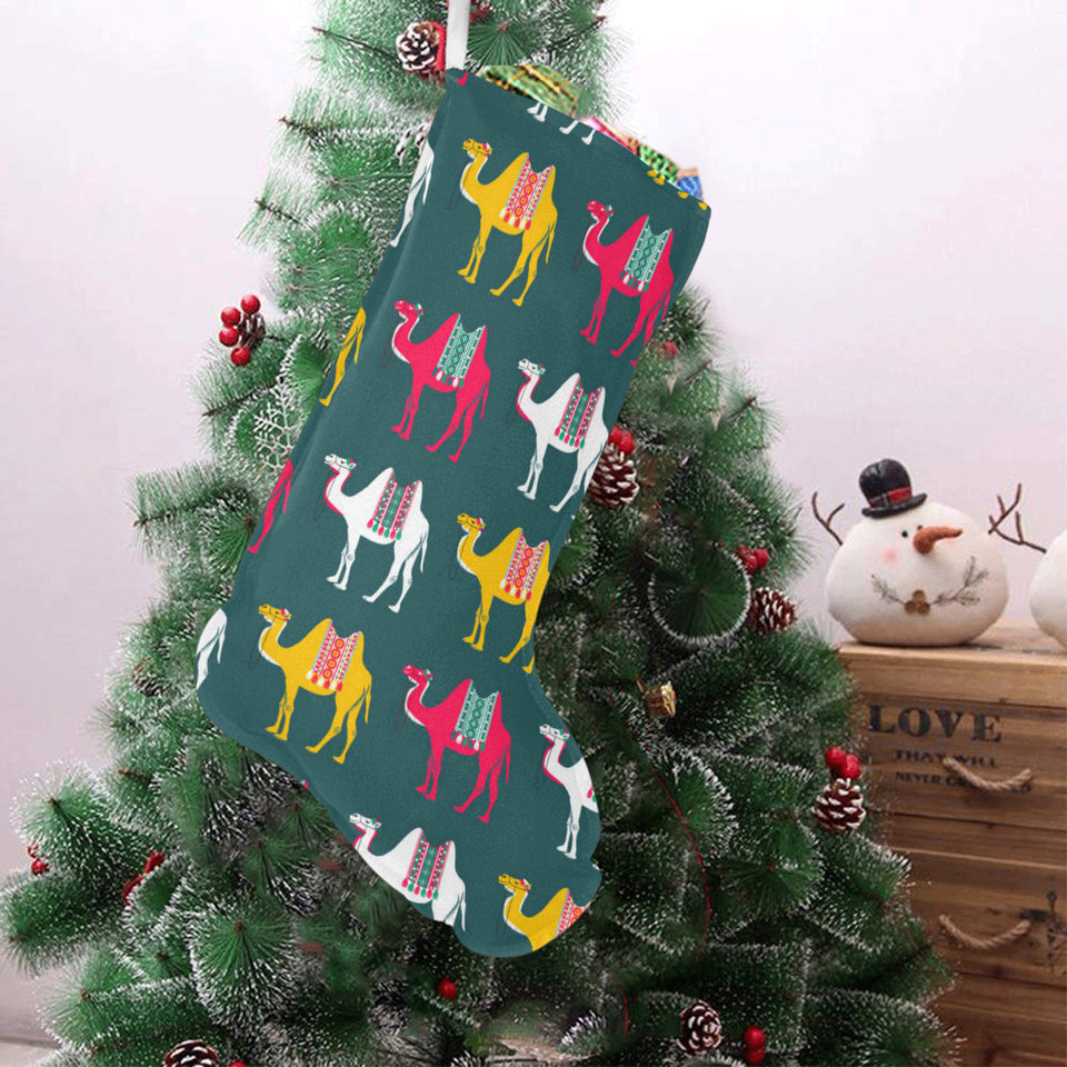 Camel pattern Christmas Stocking