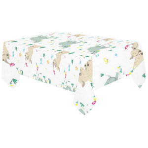 Cute Rhino pattern Tablecloth