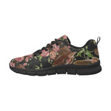 Horse head wild roses pattern Men's Sneaker Shoes