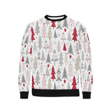 Cute Christmas tree pattern Men's Crew Neck Sweatshirt