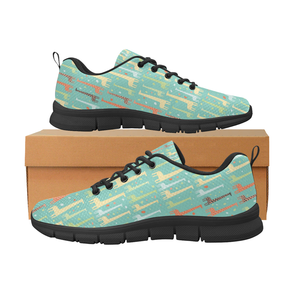 Giraffe Pattern Print Design 01 Women's Sneaker Shoes