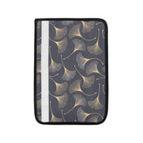 Gold ginkgo leaves Car Seat Belt Cover