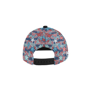 Hand drawn colorful starfish All Over Print Snapback Cap