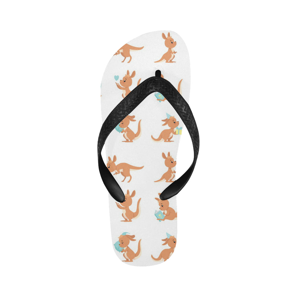 Cute Kangaroo pattern Unisex Flip Flops