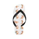 Cute Kangaroo pattern Unisex Flip Flops
