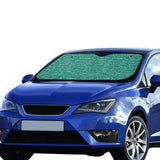 Math Pattern Print Design 01 Car Sun Shade