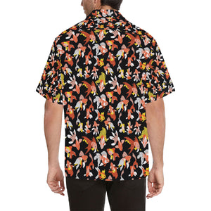 Goldfish Pattern Print Design 03 Men's All Over Print Hawaiian Shirt (Model T58)