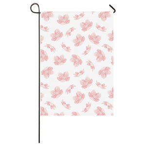 Pink sakura cherry blossom pattern House Flag Garden Flag