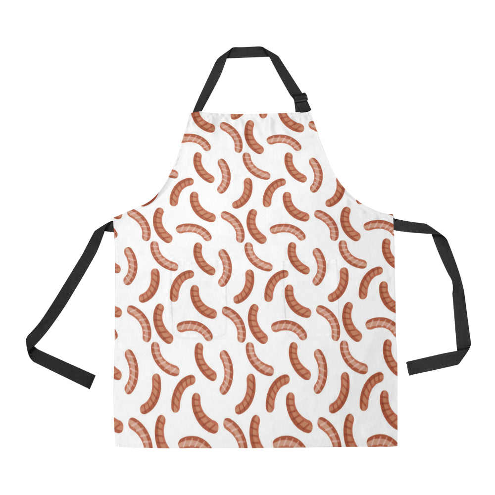 Sausage Pattern Print Design 04 All Over Print Adjustable Apron