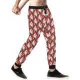 Fire flame symbol design pattern Unisex Casual Sweatpants