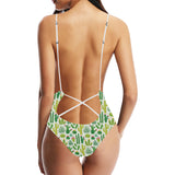 Cactus pattern copy Women's One-Piece Swimsuit