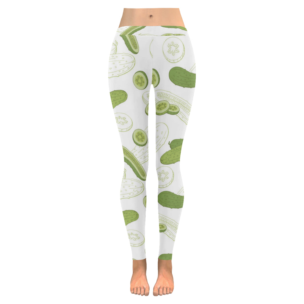 Cucumber sketch pattern Women's Legging Fulfilled In US