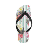 Colorful orchid flower pattern Unisex Flip Flops