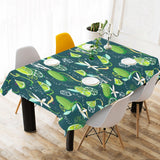 Lime ice flower pattern Tablecloth