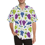 Grape pattern Men's All Over Print Hawaiian Shirt