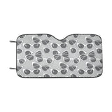 Sun Glasses Pattern Print Design 04 Car Sun Shade