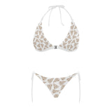 Hand drawn pizza pattern Sexy Bikinis Two-Piece Swimsuits