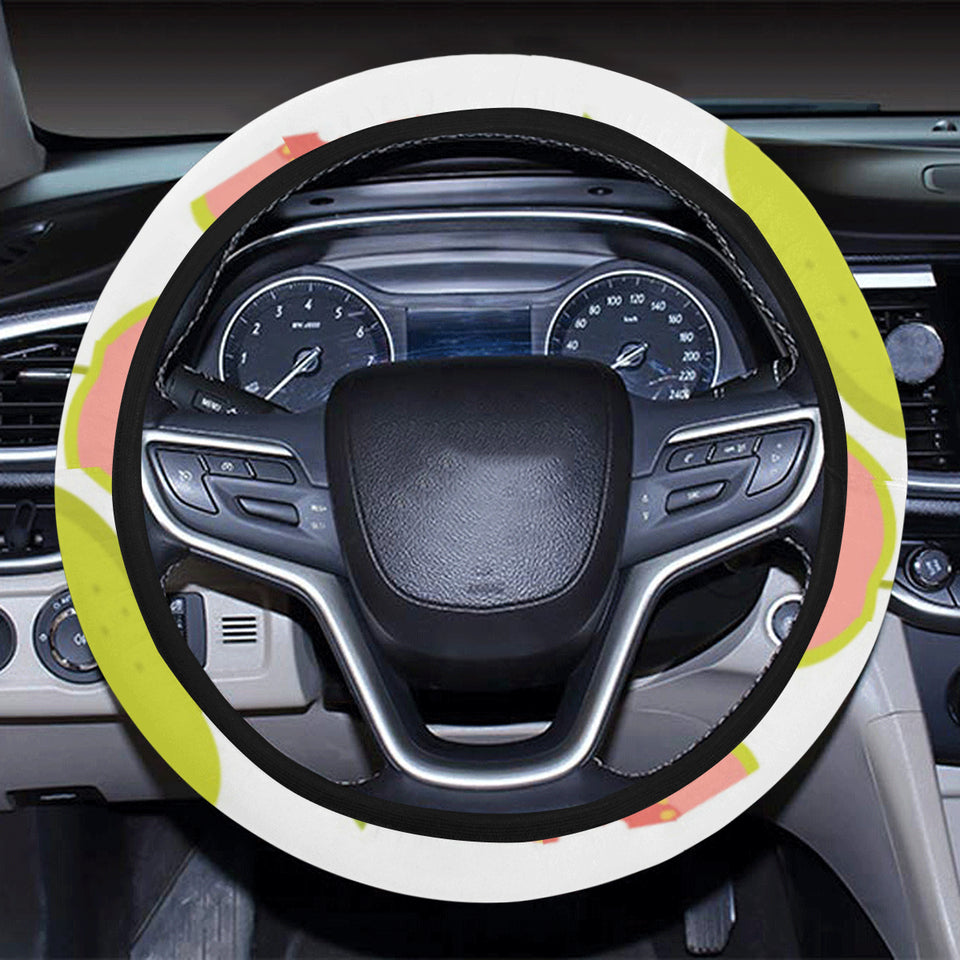 Guava pattern Car Steering Wheel Cover