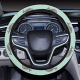 Kangaroo pattern background Car Steering Wheel Cover