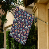 Colorful mushroom pattern House Flag Garden Flag