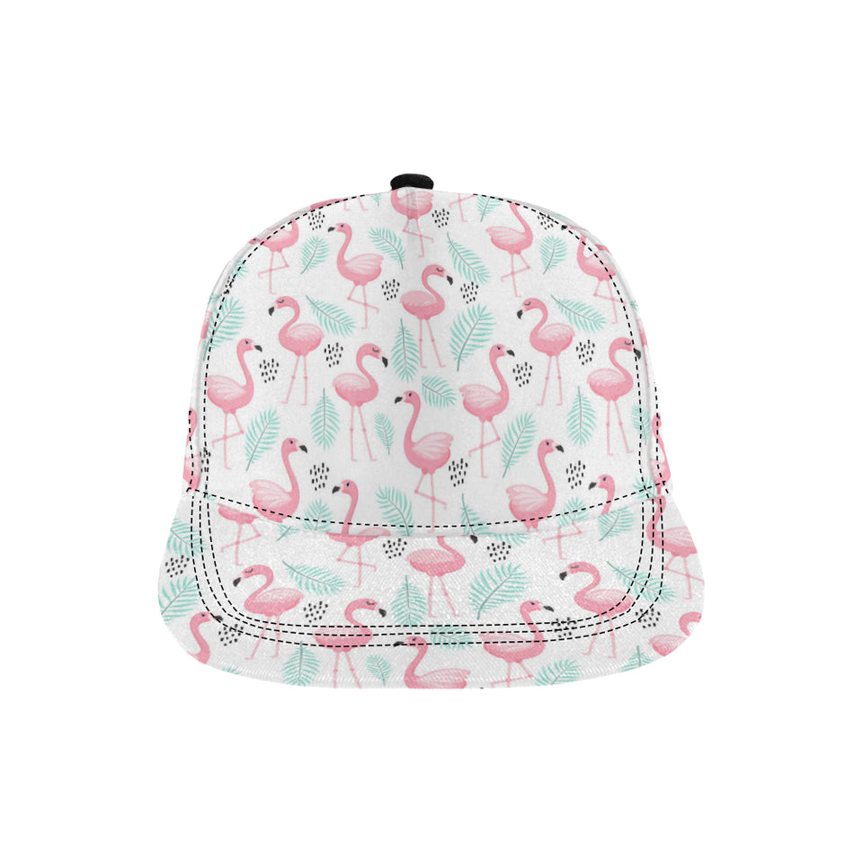 Cute flamingo pattern All Over Print Snapback Cap