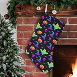 Colorful halloween background Christmas Stocking