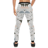 Polar bears star poka dot pattern Unisex Casual Sweatpants