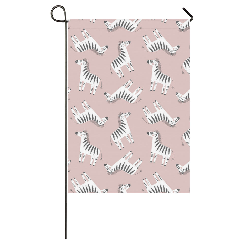 Cute zebra pattern House Flag Garden Flag