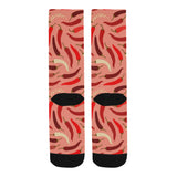 Beautiful Chili peppers pattern Crew Socks