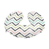 zigzag  chevron paint pattern U-Shaped Travel Neck Pillow