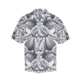 Guava tropical hand drawn pattern Men's All Over Print Hawaiian Shirt