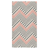 zigzag chevron striped pattern Bath Towel
