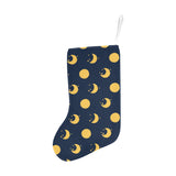 Moon star pattern Christmas Stocking