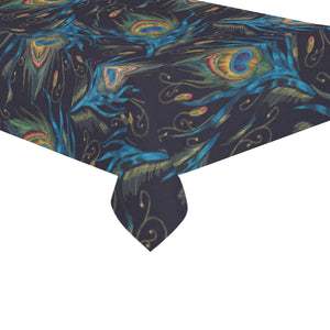 Beautiful peacock feather pattern Tablecloth