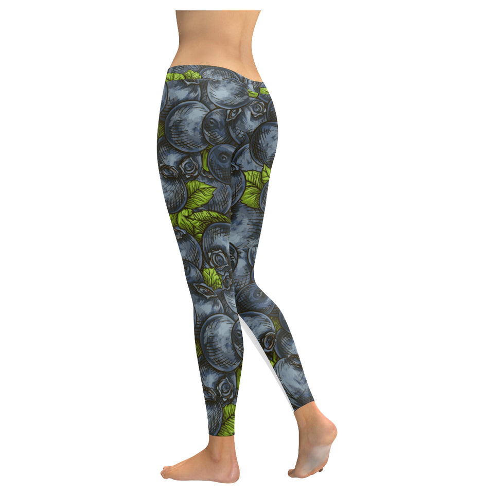 blueberry pattern Women's Legging Fulfilled In US