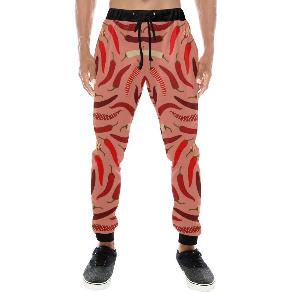 Beautiful Chili peppers pattern Unisex Casual Sweatpants