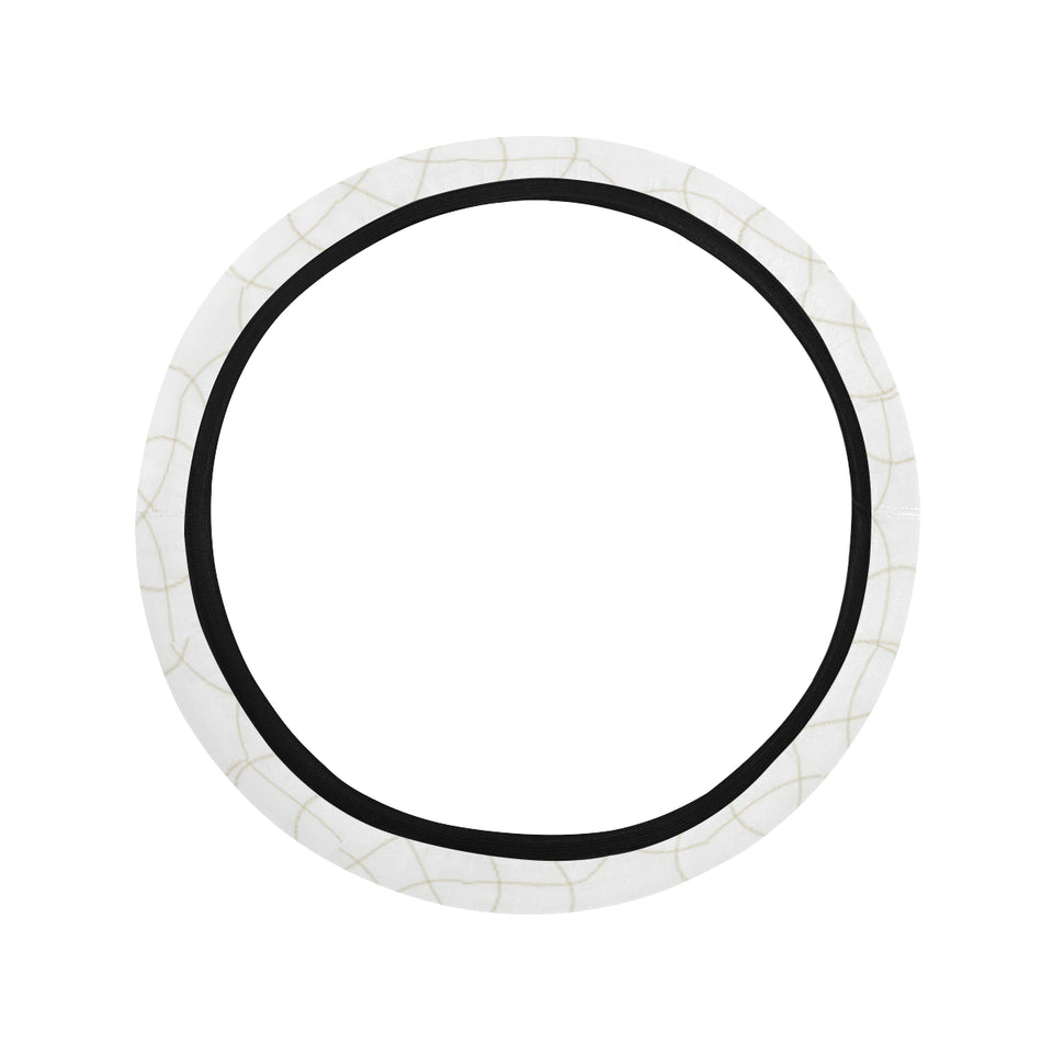 arabic white pattern Car Steering Wheel Cover