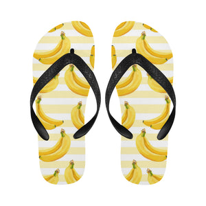 Banana pattern blackground Unisex Flip Flops