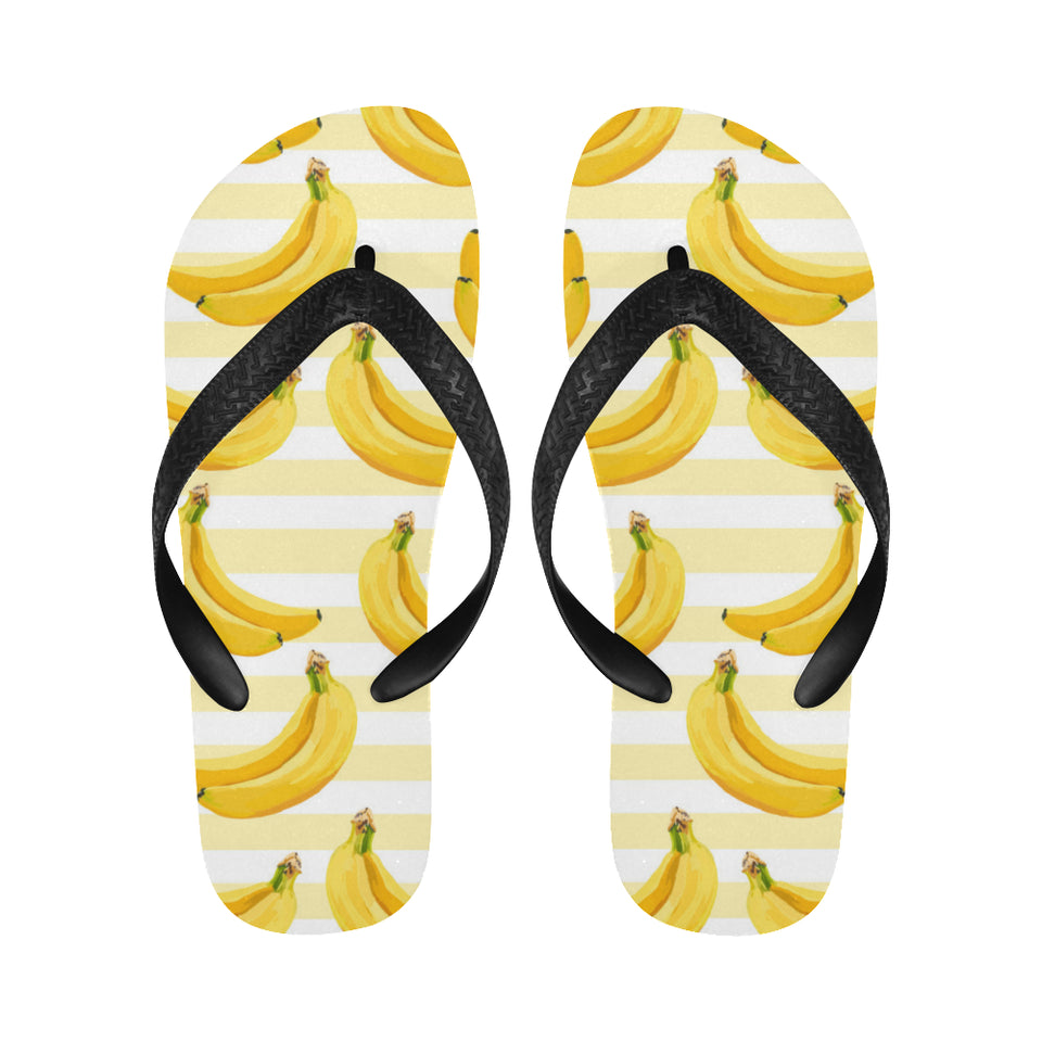 Banana pattern blackground Unisex Flip Flops