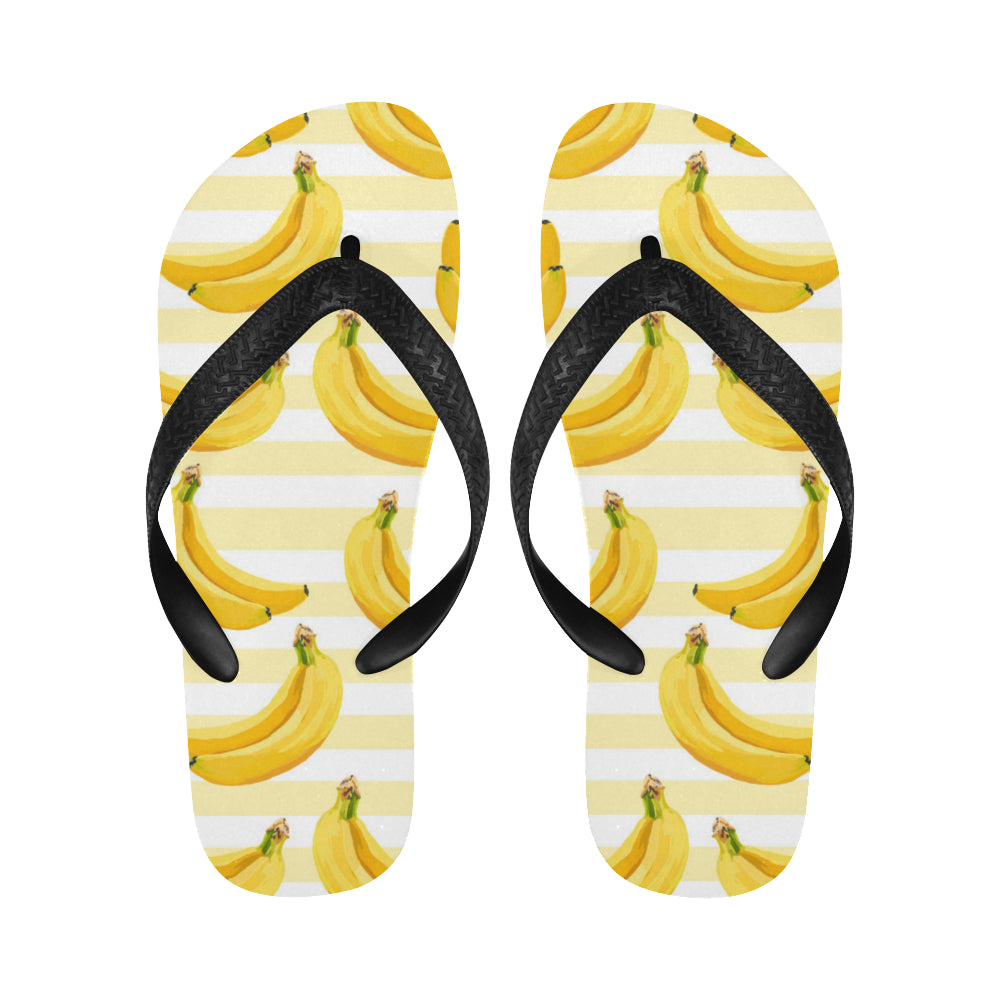 Banana pattern blackground Unisex Flip Flops