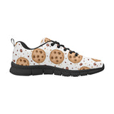 chocolate chip cookie pattern Men's Sneaker Shoes